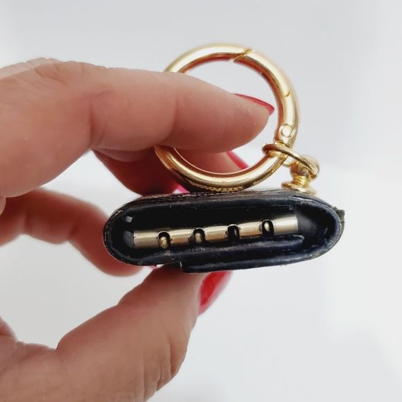 GUCCI auth GG monogram VTG key case hook blue - Picture 10 of 14